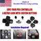 Retro PS5 Controller Classic Buttons Kit D-Pad, Home X-O Buttons Option Remote
